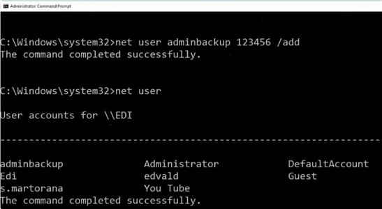 restart computer and log in