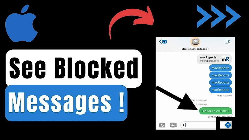 recover blocked messages iphone