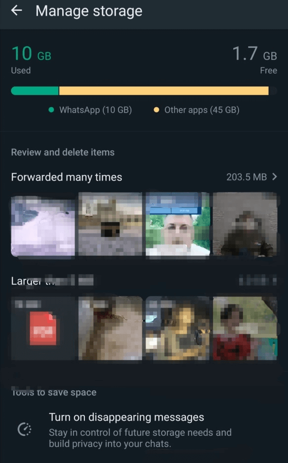 disappearing photos on whatsapp recovery