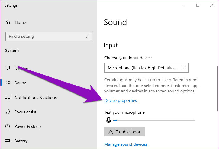 increase microphone volume windows