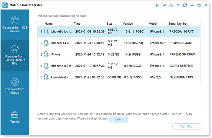 MobiKin Doctor for iOS