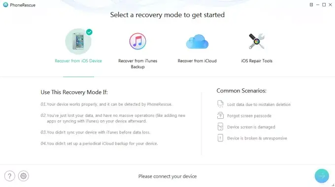 PhoneRescue for iOS