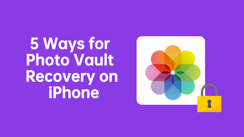 Anyrecover review of Photo Vault Recovery on iPhone