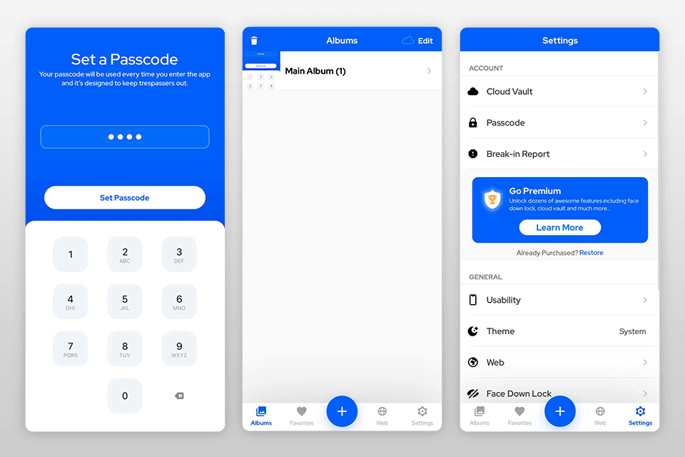 private photo vault app