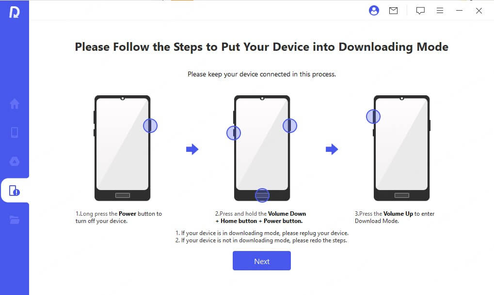 put dead phone into downloading mode