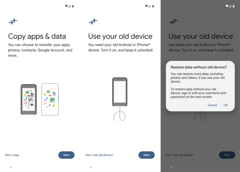 recover deleted app data android