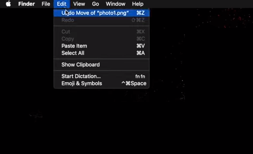 retrieve deleted/lost files mac - undo options