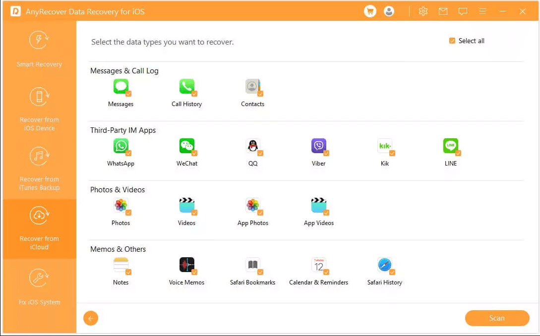 recover icloud backup