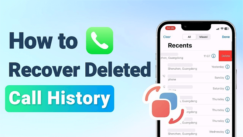 restore deleted call history