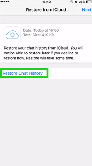 retrieve deleted whatsapp group messages on iphone with backup