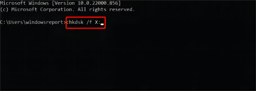 run chkdsk to find bios not seeing hard drive
