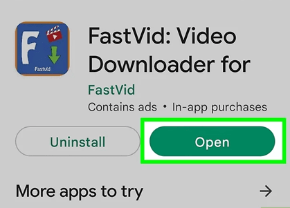 open Video Downloader for Facebook