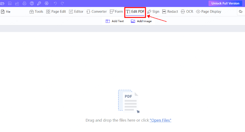 select the editor tool