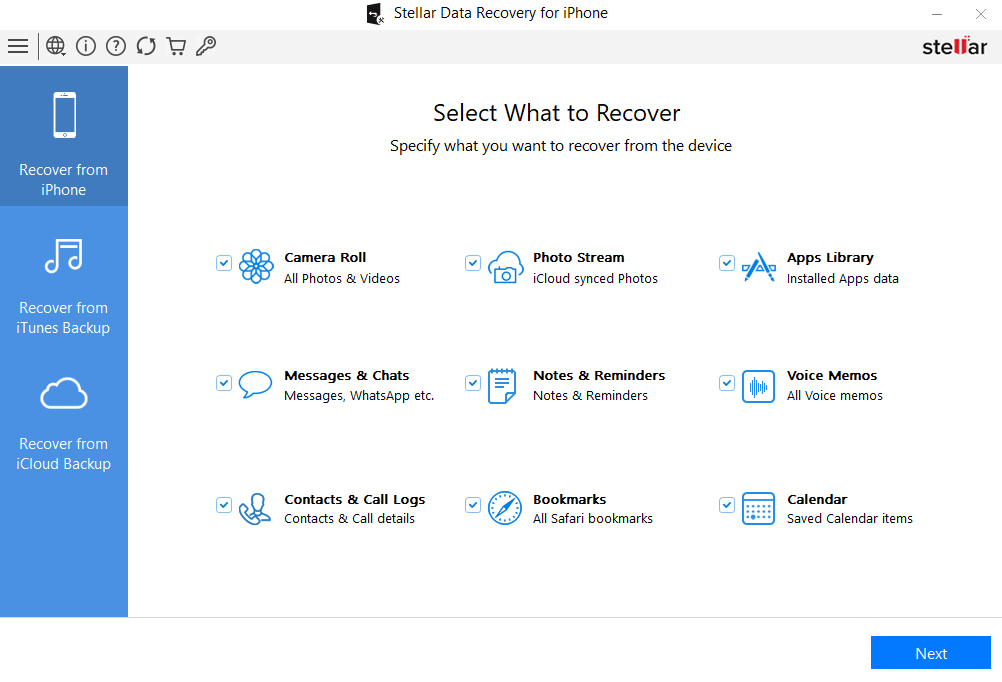 stellar data recovery for iphone